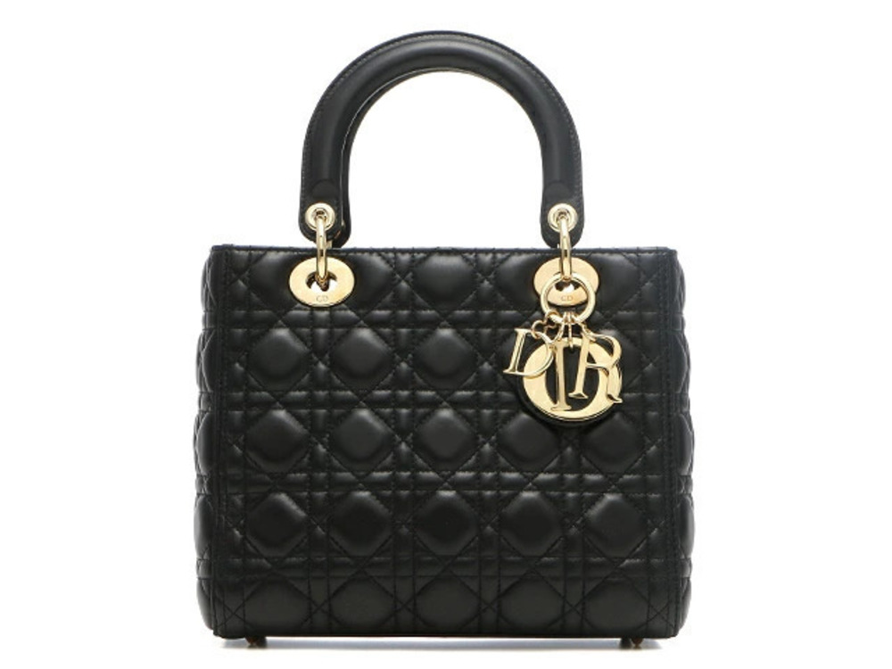 Christian Dior Lady Handbag Lambskin